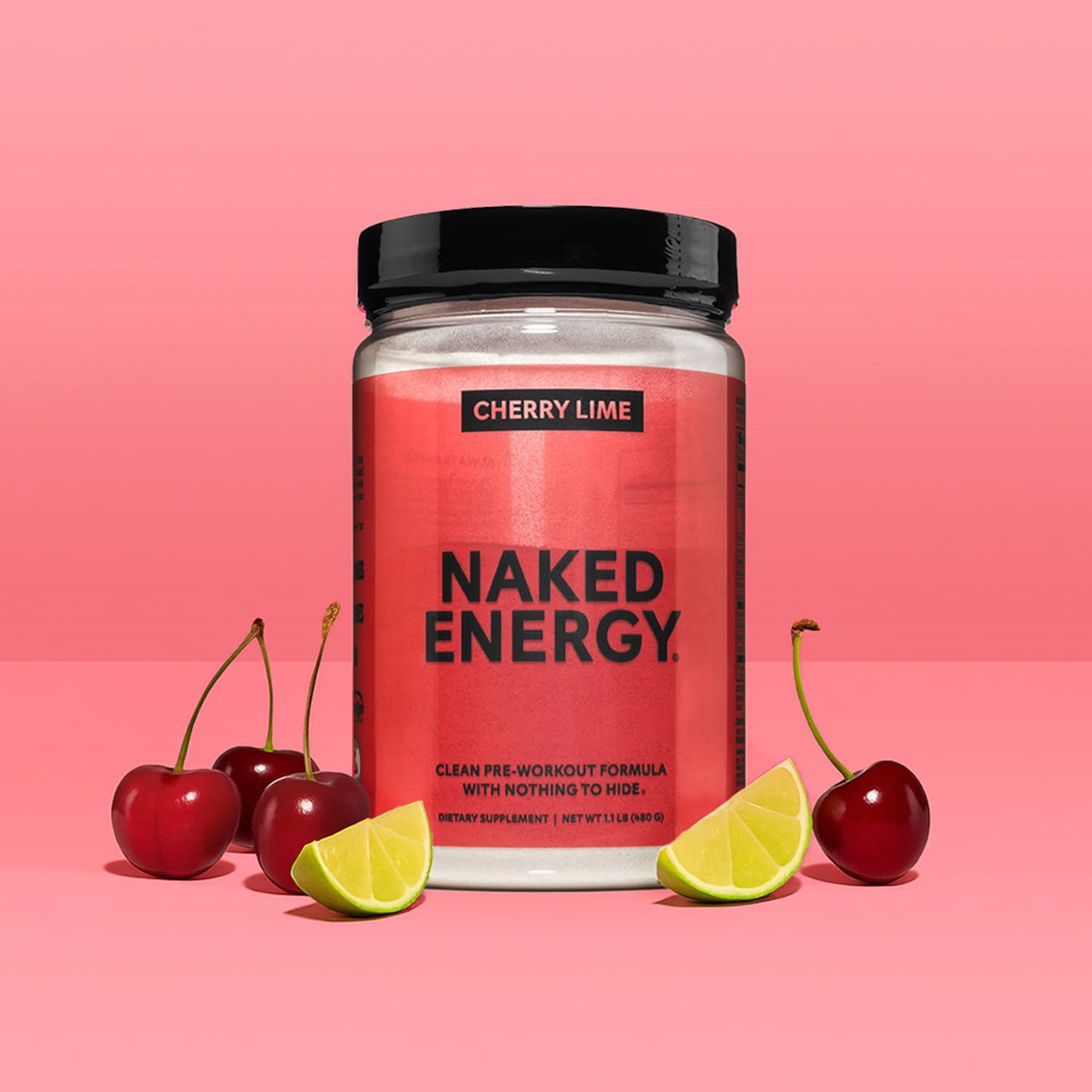NAKED Cherry Lime Energy third-party tested label ensures purity and safety.
