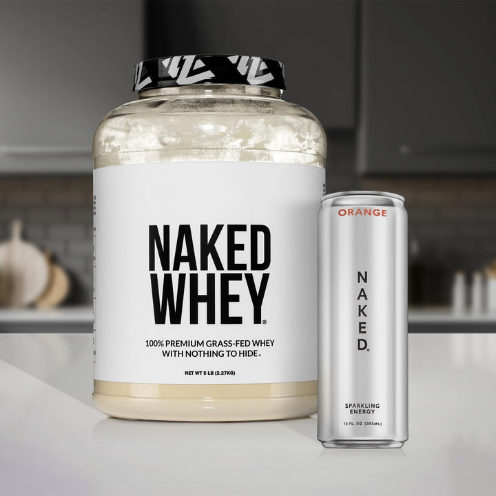 NAKED Chocolate Whey cold processing label signals purity and clean ingredients