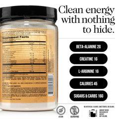 Naked Citrus Energy bottle spotlight, highlighting natural ingredients and caffeine.