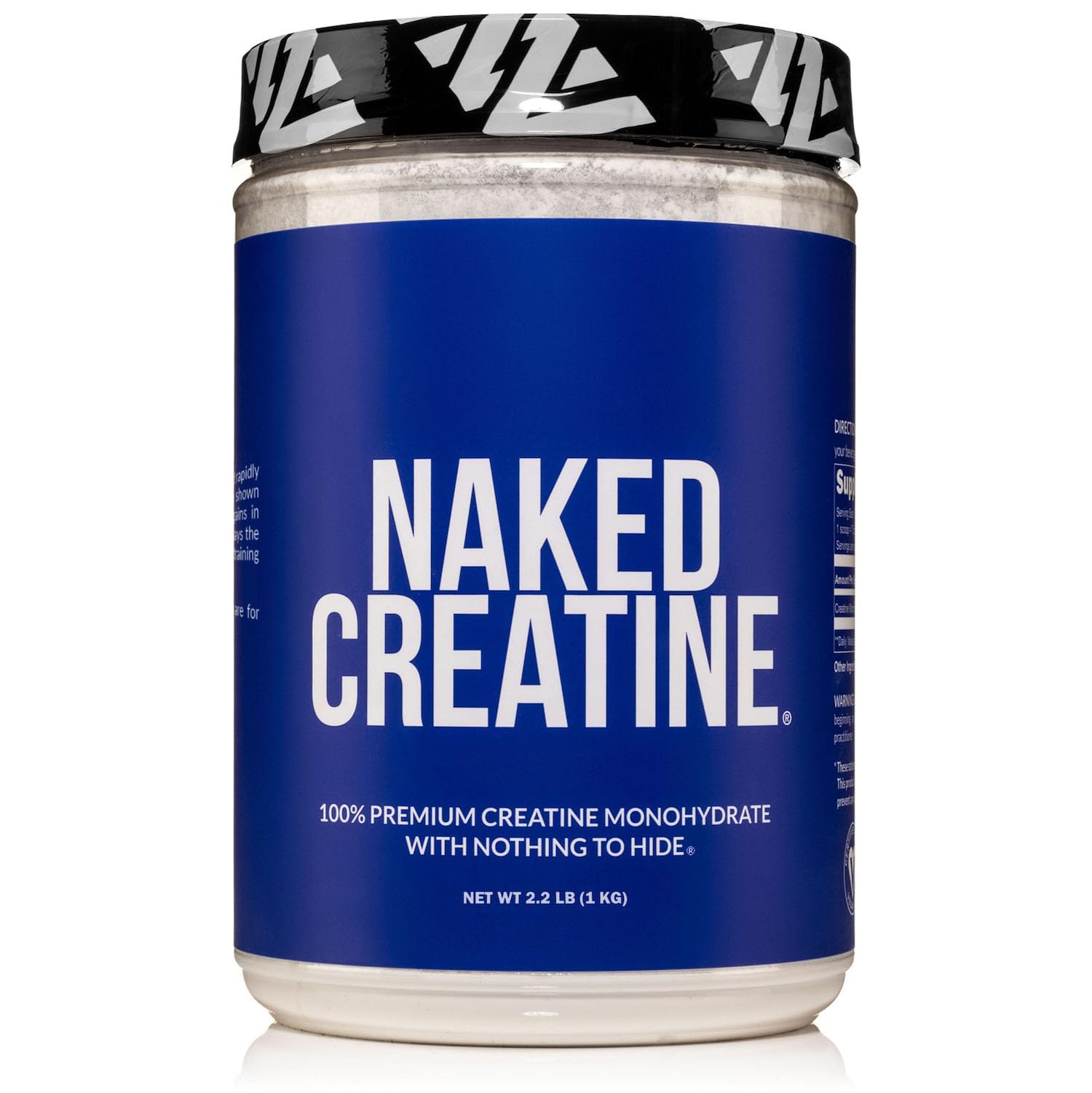 NAKED Creatine Monohydrate bulk 1000g pack for clean training energy
