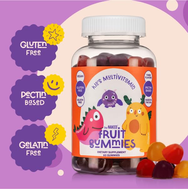 NAKED gummies gelatin-free using plant-based pectin for kids