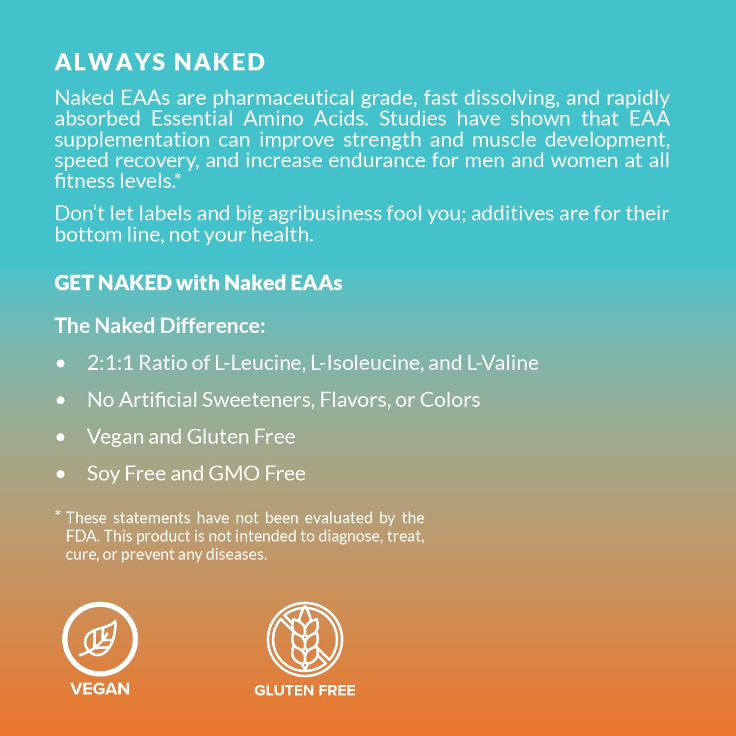 NAKED Mango EAAs pre-workout drink supports energy during training