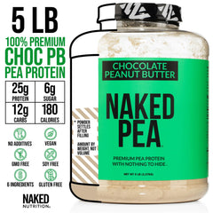 NAKED Pea organic cacao highlight for rich chocolate flavor