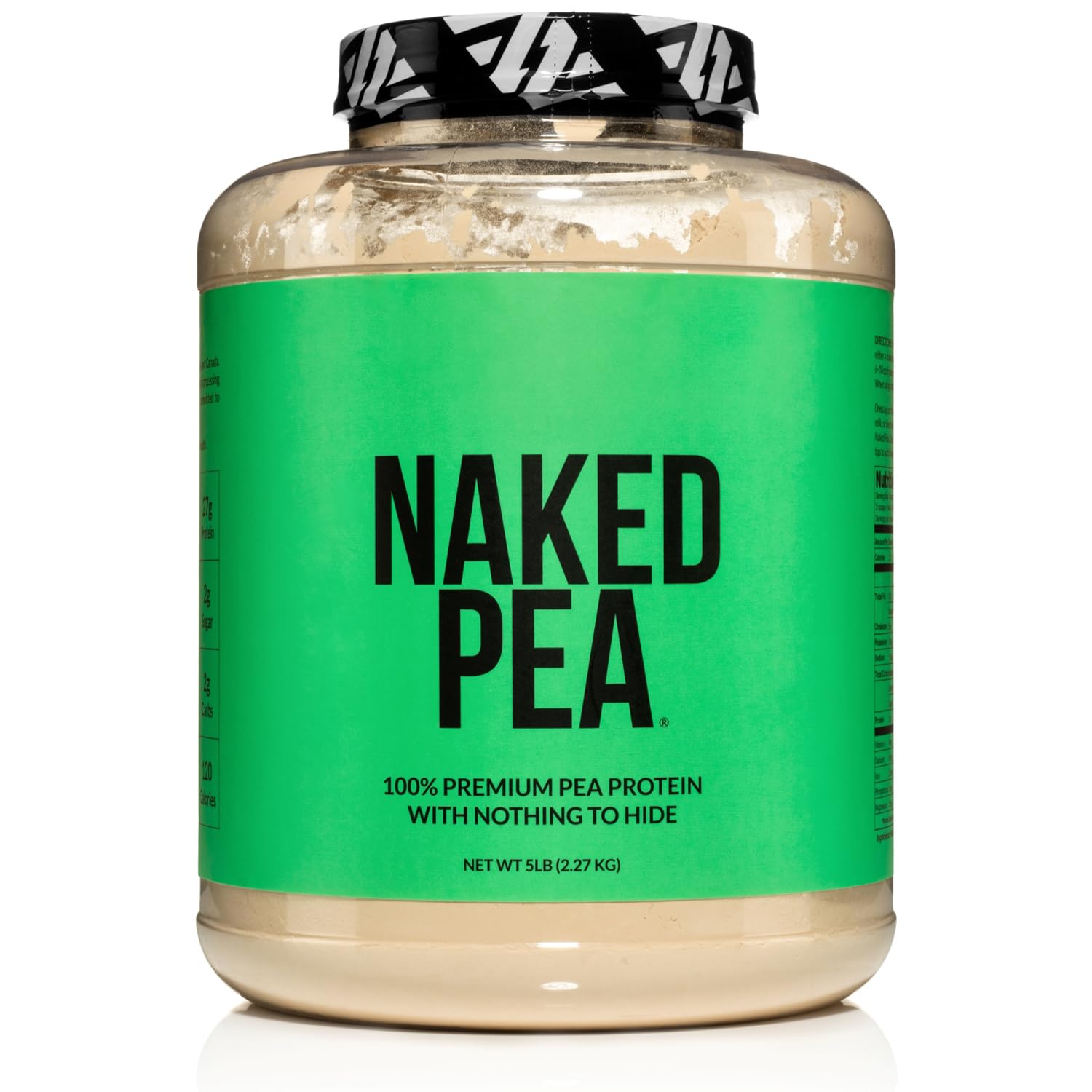 NAKED Pea unflavored powder bottle is ideal for versatile shakes.