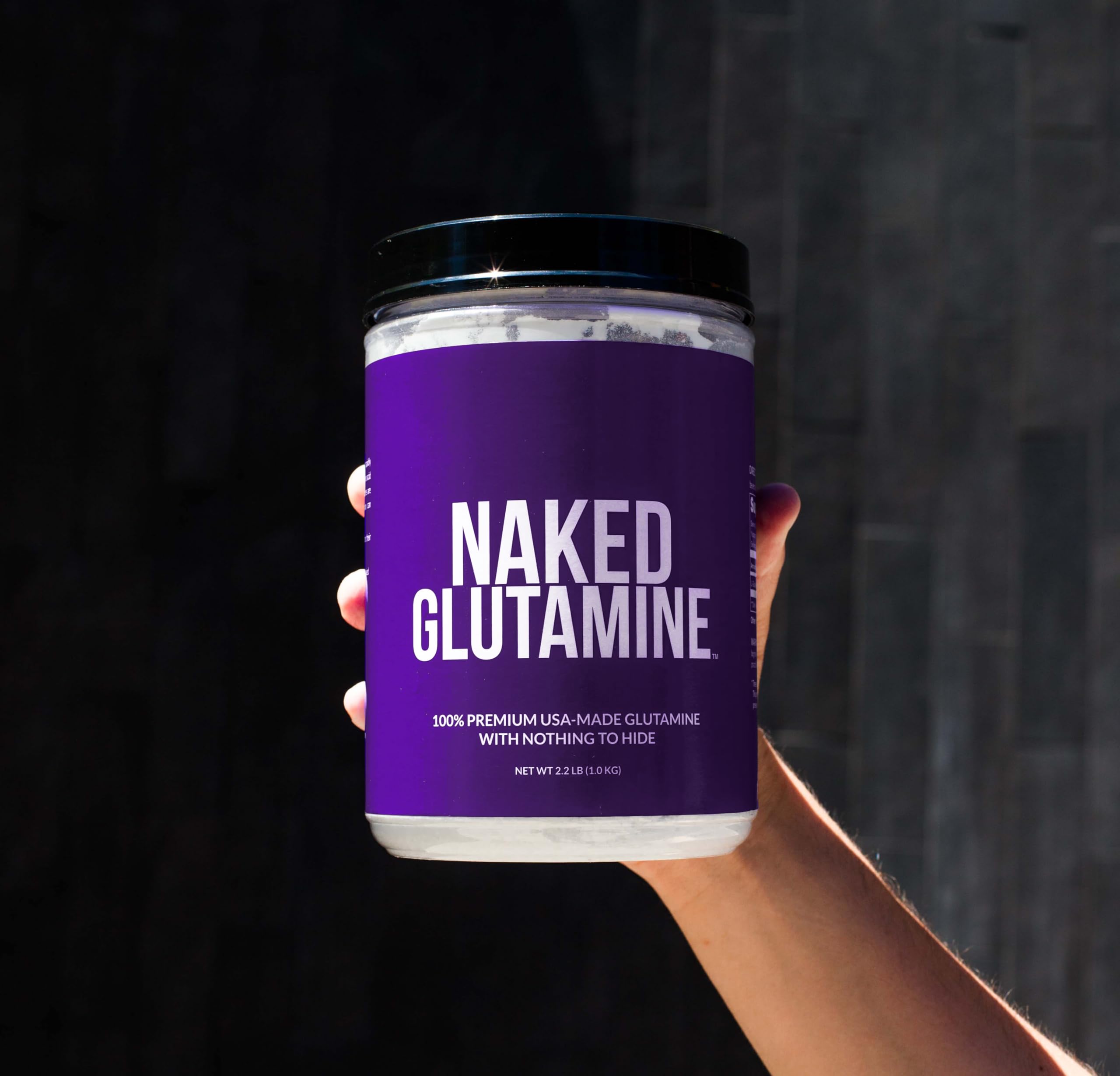 NAKED Pure L-Glutamine bulk pack ideal for value-conscious buyers.