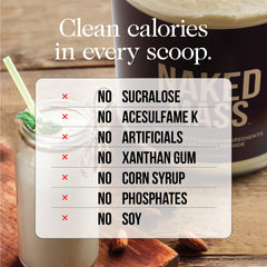 NAKED Strawberry Mass shaker for easy mixing and creamy post-workout shakes.