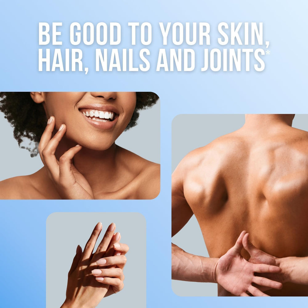 Kitchen scene with Naked Vanilla Collagen packaging emphasizing gluten free and Keto friendly