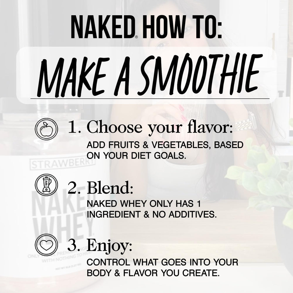 NAKED Proteína de Suero Vainilla: recetas proteicas para pancakes y desayunos