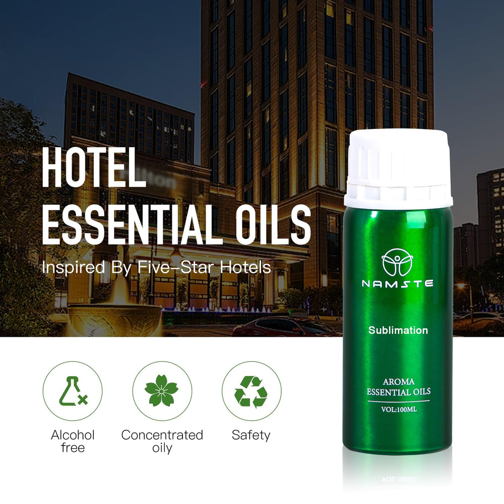 NAMSTE Premium packaging for Namste diffuser oil and spa-inspired diffusion.