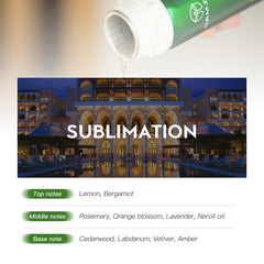 NAMSTE Namste diffuser oil in room diffusion setup for lasting fragrance.