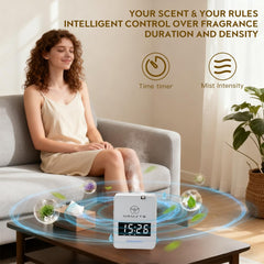 Namste HVAC Diffuser wall mount enables seamless fragrance distribution across open areas.