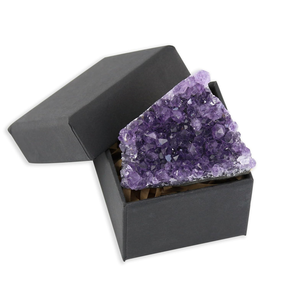 Namzi amethyst crystal close-up highlighting facets for meditation
