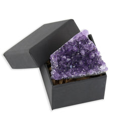 Namzi amethyst crystal close-up highlighting facets for meditation