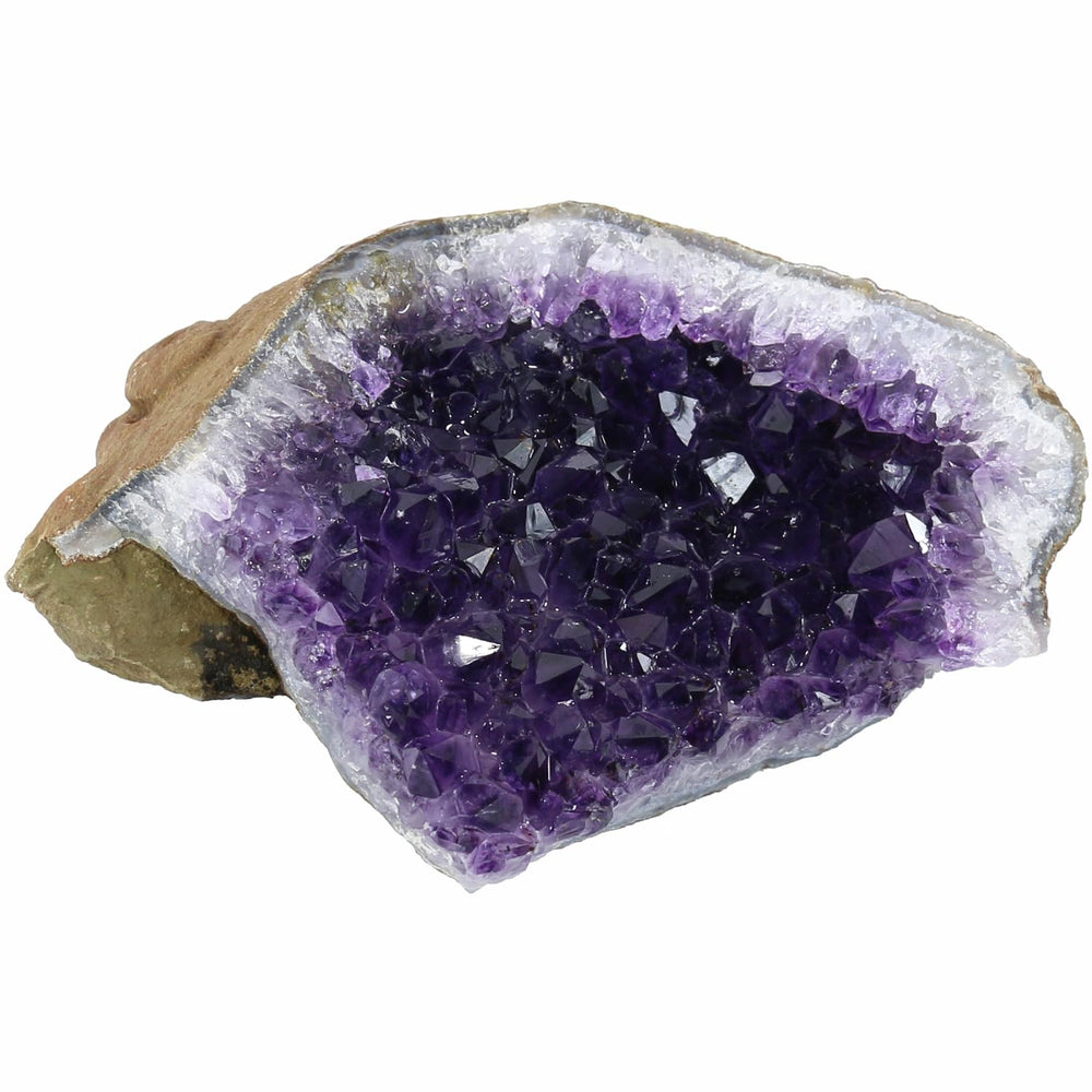 Namzi natural amethyst geode with points, great for feng shui and protection.