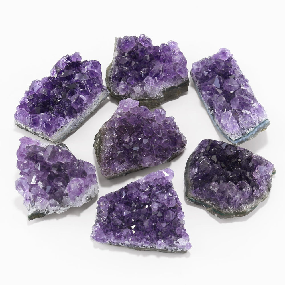 Namzi amethyst crystal in living room decor creating tranquil ambiance