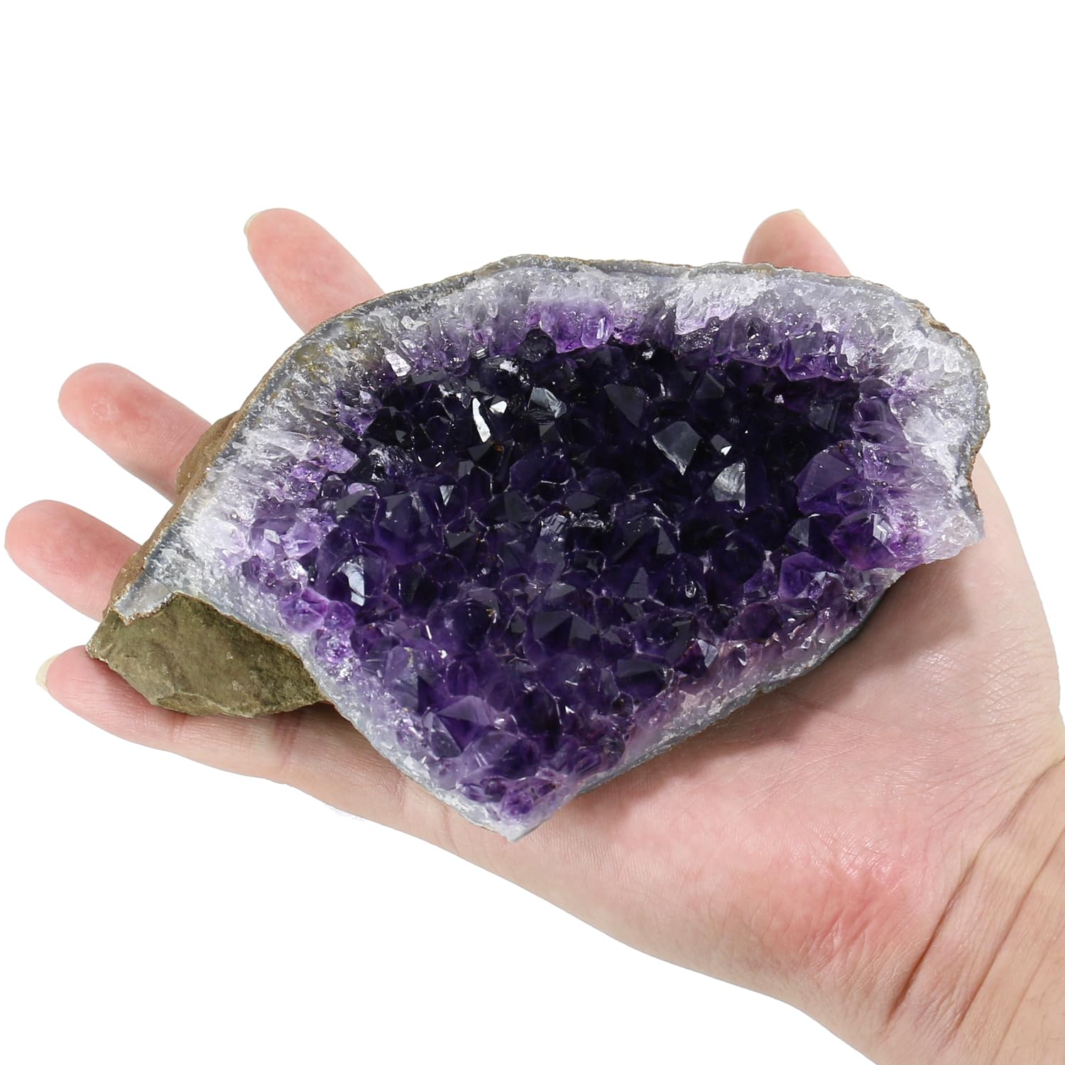 Namzi amethyst crystal bundle for mindful rituals and decorative display.