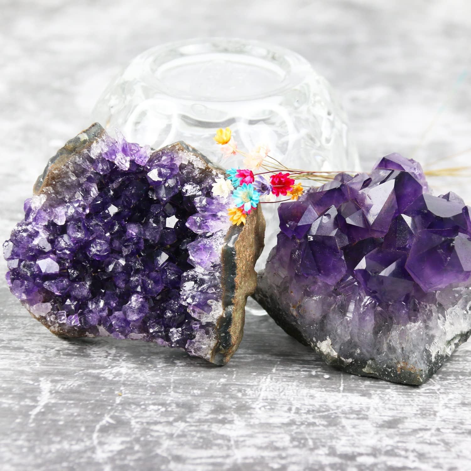 Namzi amethyst geode cave for display and energy balance