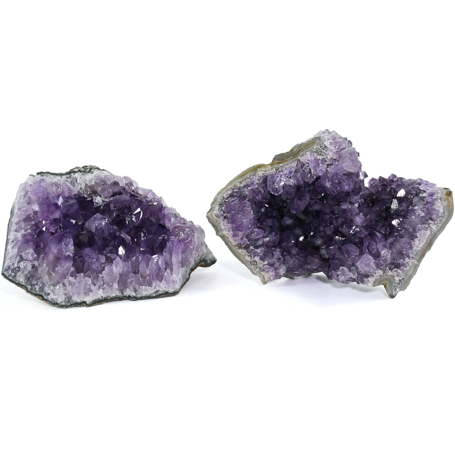 Namzi raw amethyst cluster, unique shapes, adds calming energy to any space.