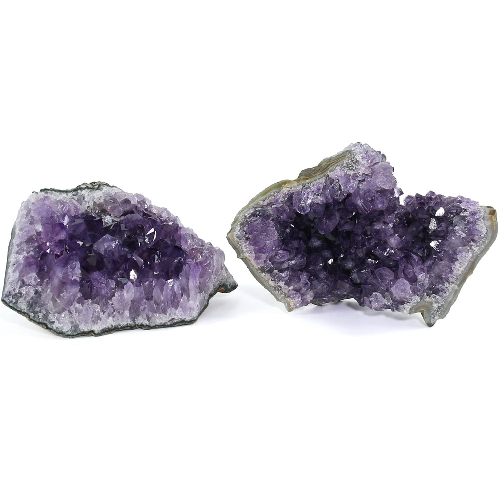 Namzi raw amethyst cluster, unique shapes, adds calming energy to any space.