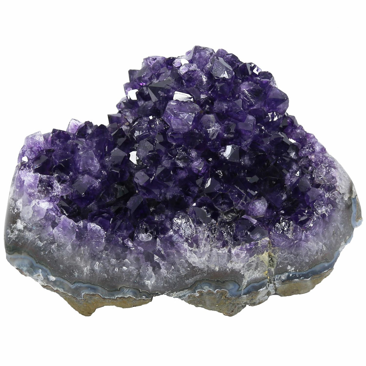 Namzi raw amethyst stones cluster, natural display piece weighing about 2.2 pounds.