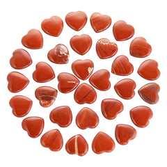 Namzi red jasper heart stone for energy and focus in rituals