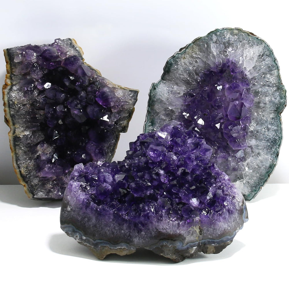 Namzi rich purple amethyst tones add depth to any space.