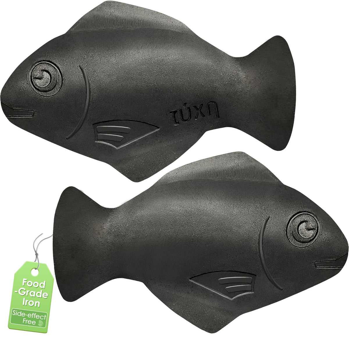Nano Shield Iron Fish 2-pack in pot releasing gentle iron into meals.