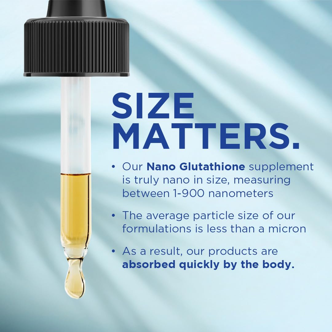 FDA-registered facility seal associated with Nano Glutathione Drops production.