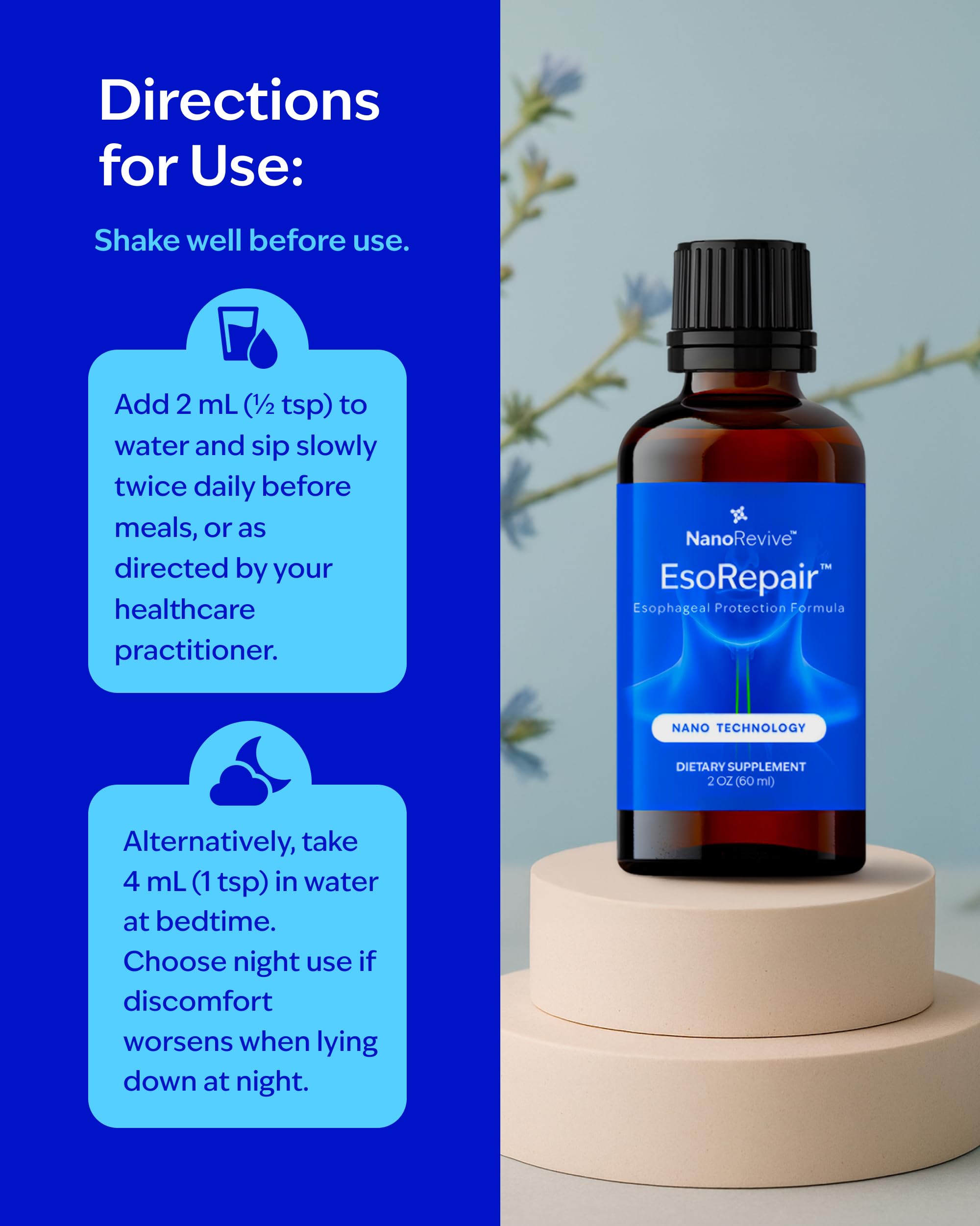 EsoRepair manufactured in the USA with GMP-certified quality standards.