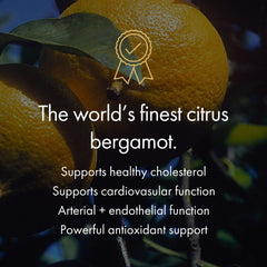 NAOMI Bergamore capsule close-up highlighting heart health support