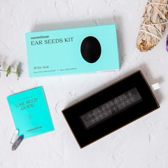 NAO Wellness ear seeds application, simple at-home auriculotherapy.