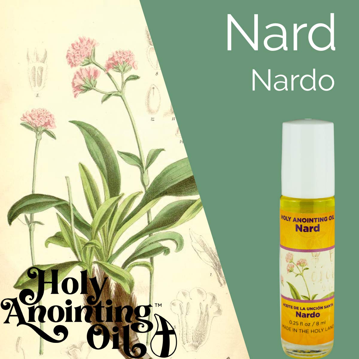 Nard oil roller bottle Jerusalem pack for personal anointing and ceremonies