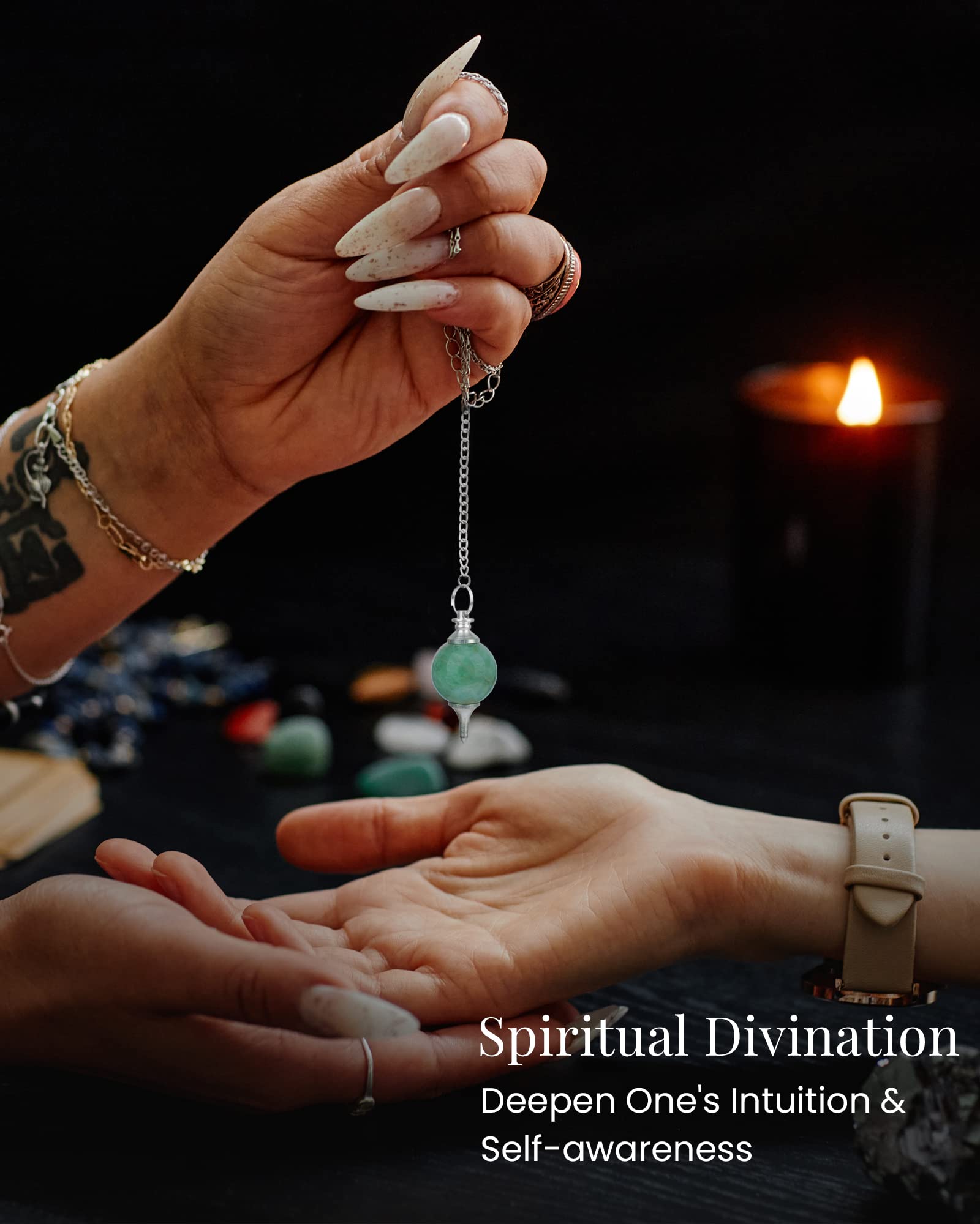 Naribabu Celtic style pendulum suitable for gifting to crystal lovers.