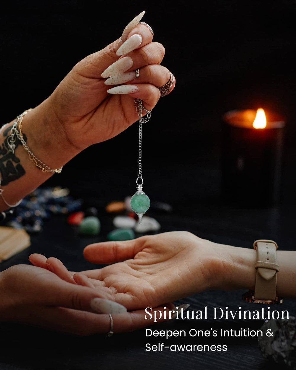 Naribabu Celtic style pendulum suitable for gifting to crystal lovers.
