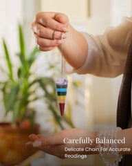 NARIBABU meditation crystals pendulum promotes calm focus during rituals