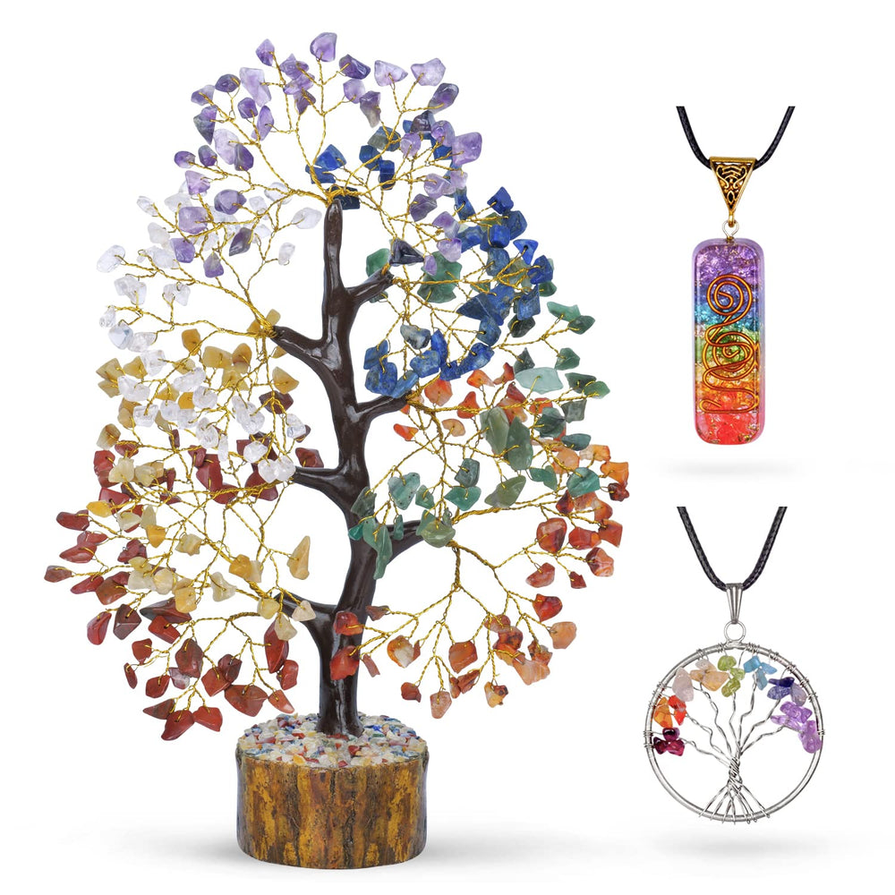 NARIBABU Seven Chakra Tree display-worthy piece for shelves or desks.