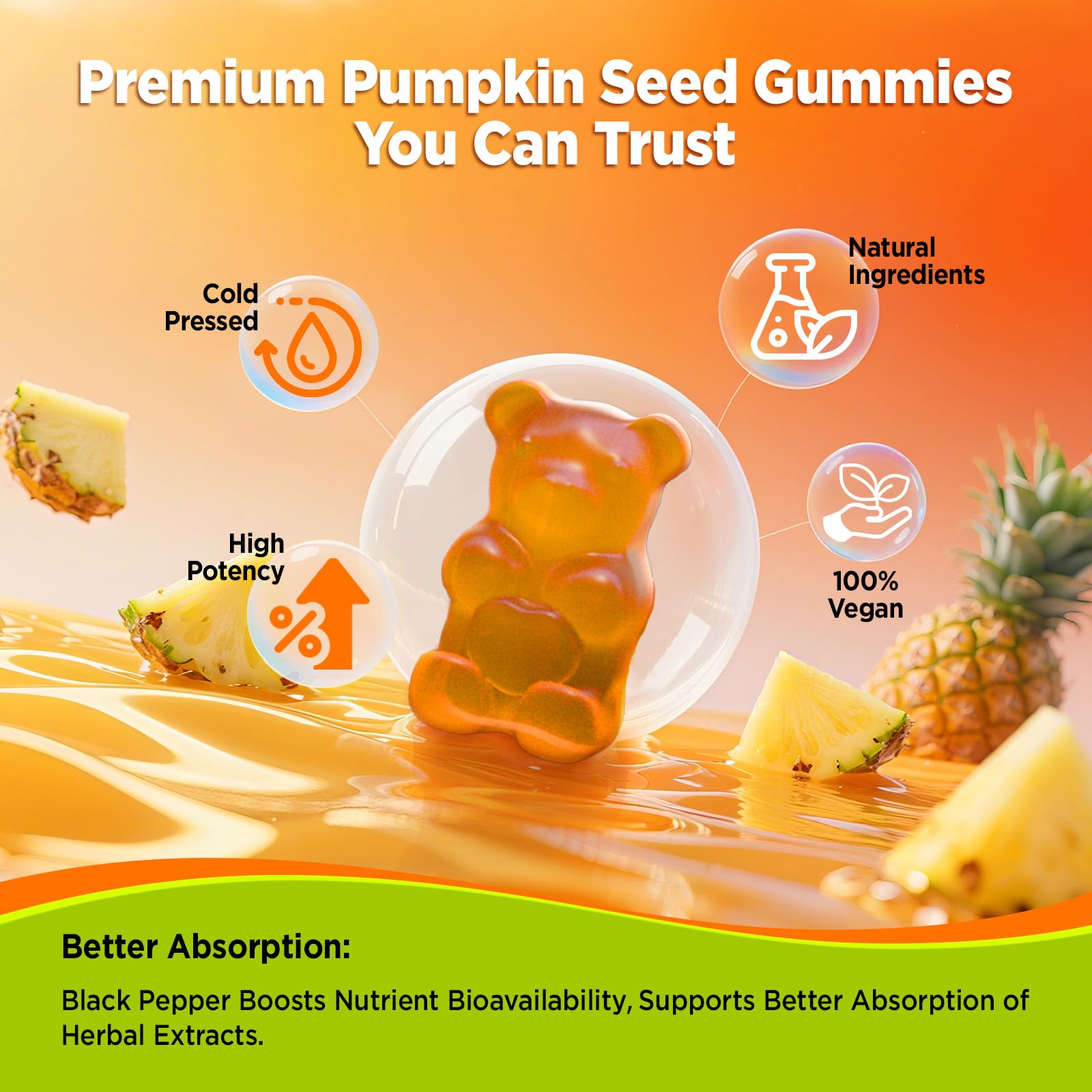 NATISLAND gummies 1-month supply pictured on desk for consistent use.