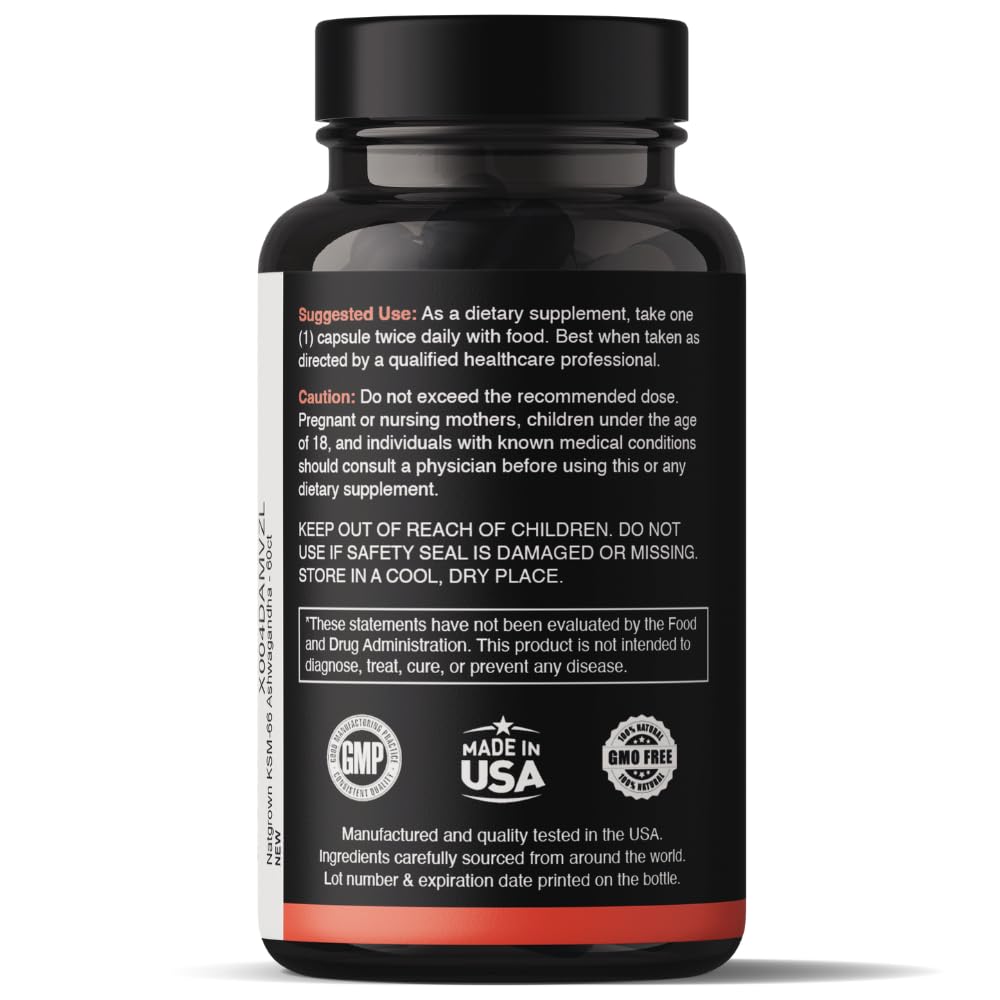 Natgrown Ashwagandha KSM66 daily use scene suggesting a simple capsule routine.