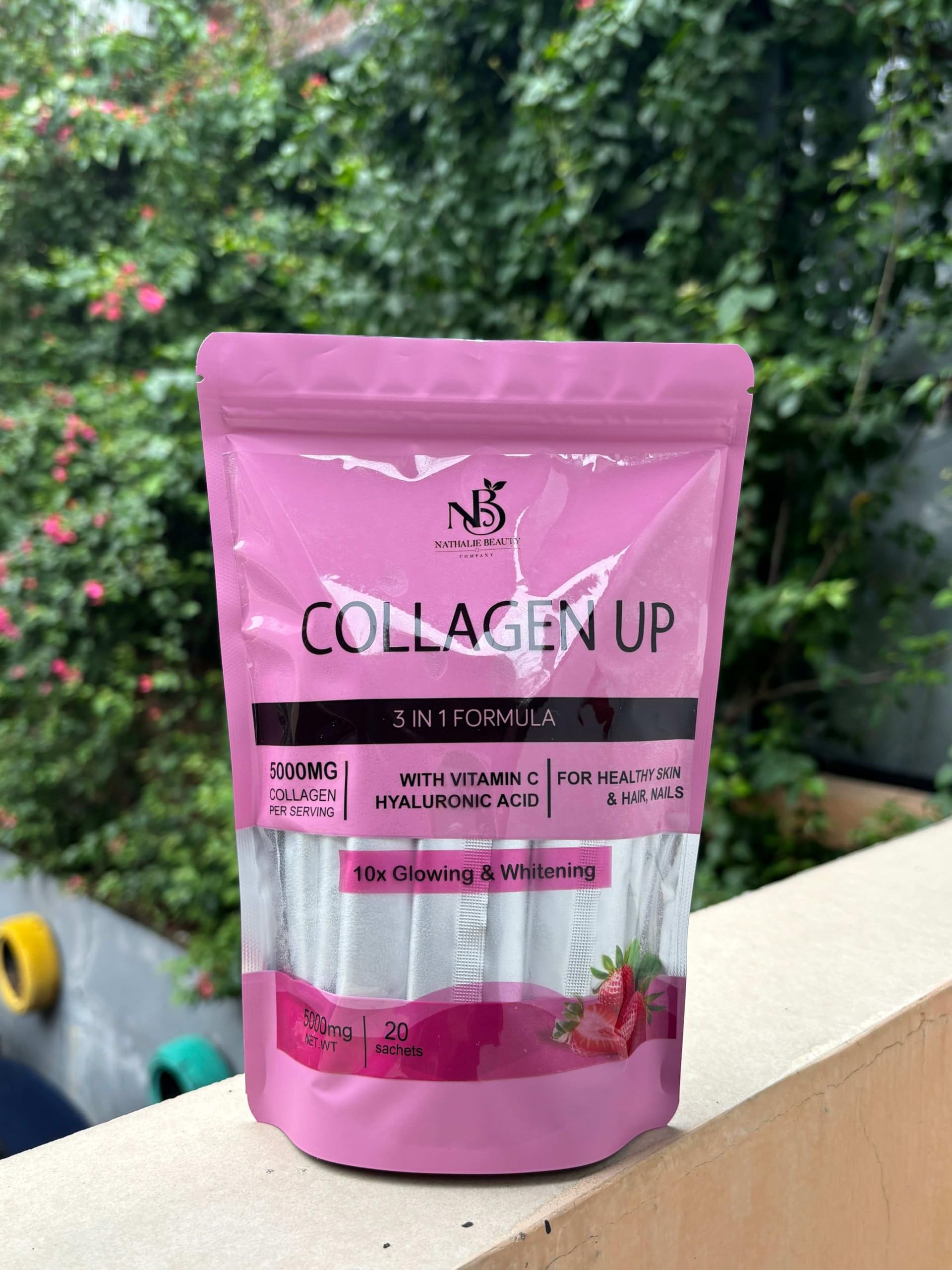 Nathalie Beauty Collagen Up daily-use routine imagery