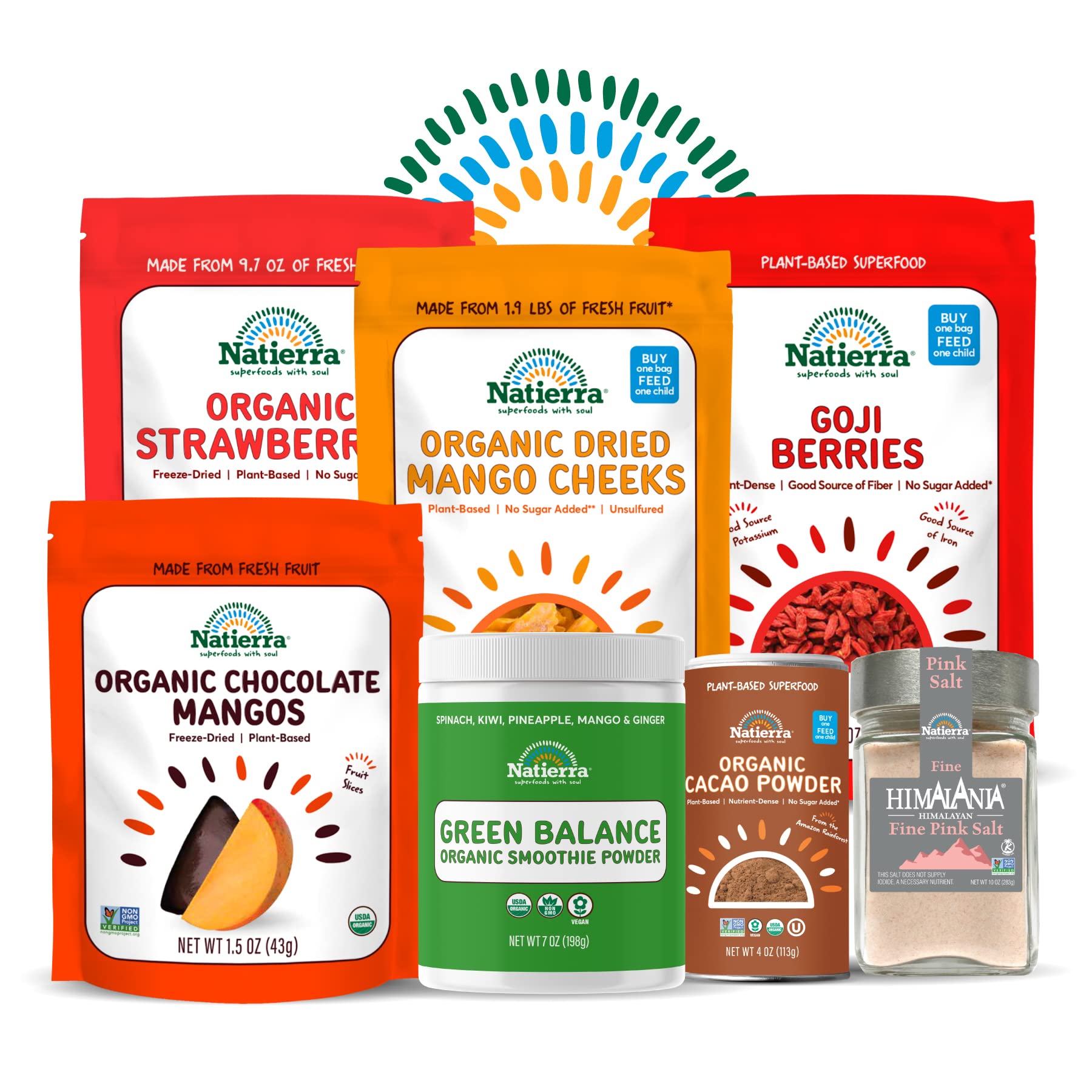 Natierra Organic Freeze-Dried Bananas as a smoothie topener for texture