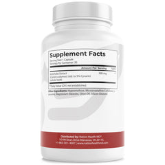 Nation Health MD artichoke capsules close-up highlighting 500 mg potency
