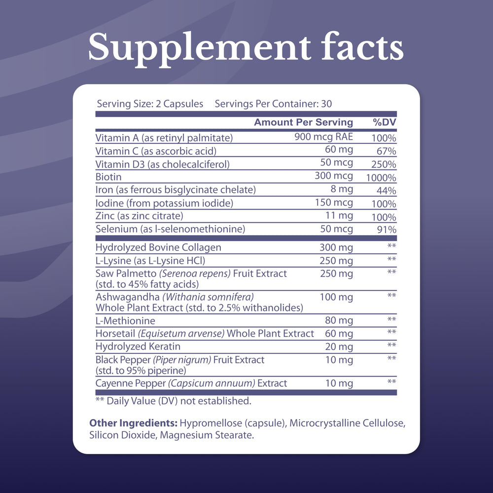 Hair Switch capsules close-up showing glossy surface and vitamin-rich composition.