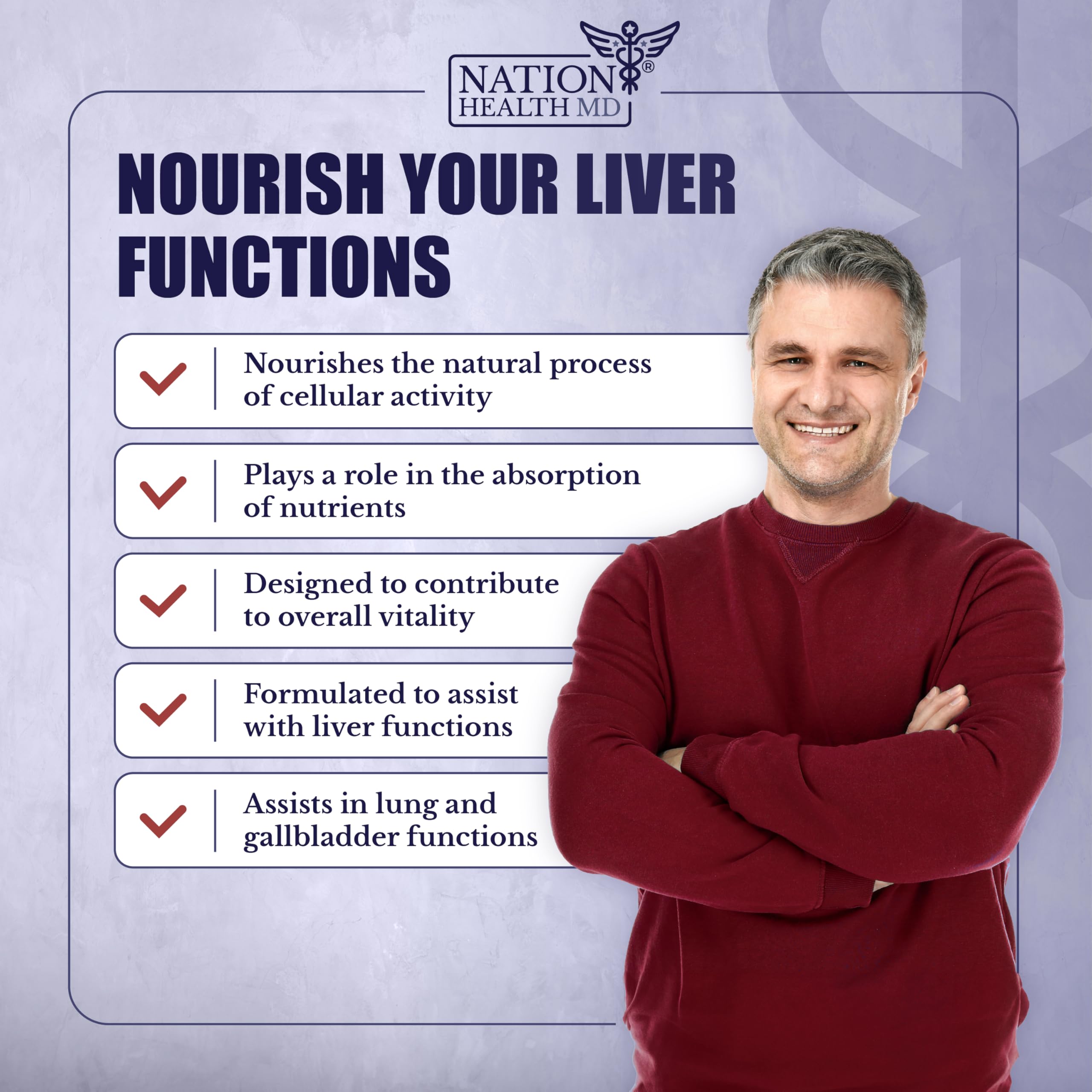 Nation Health MD Liver Renew packaging closeup highlighting capsules