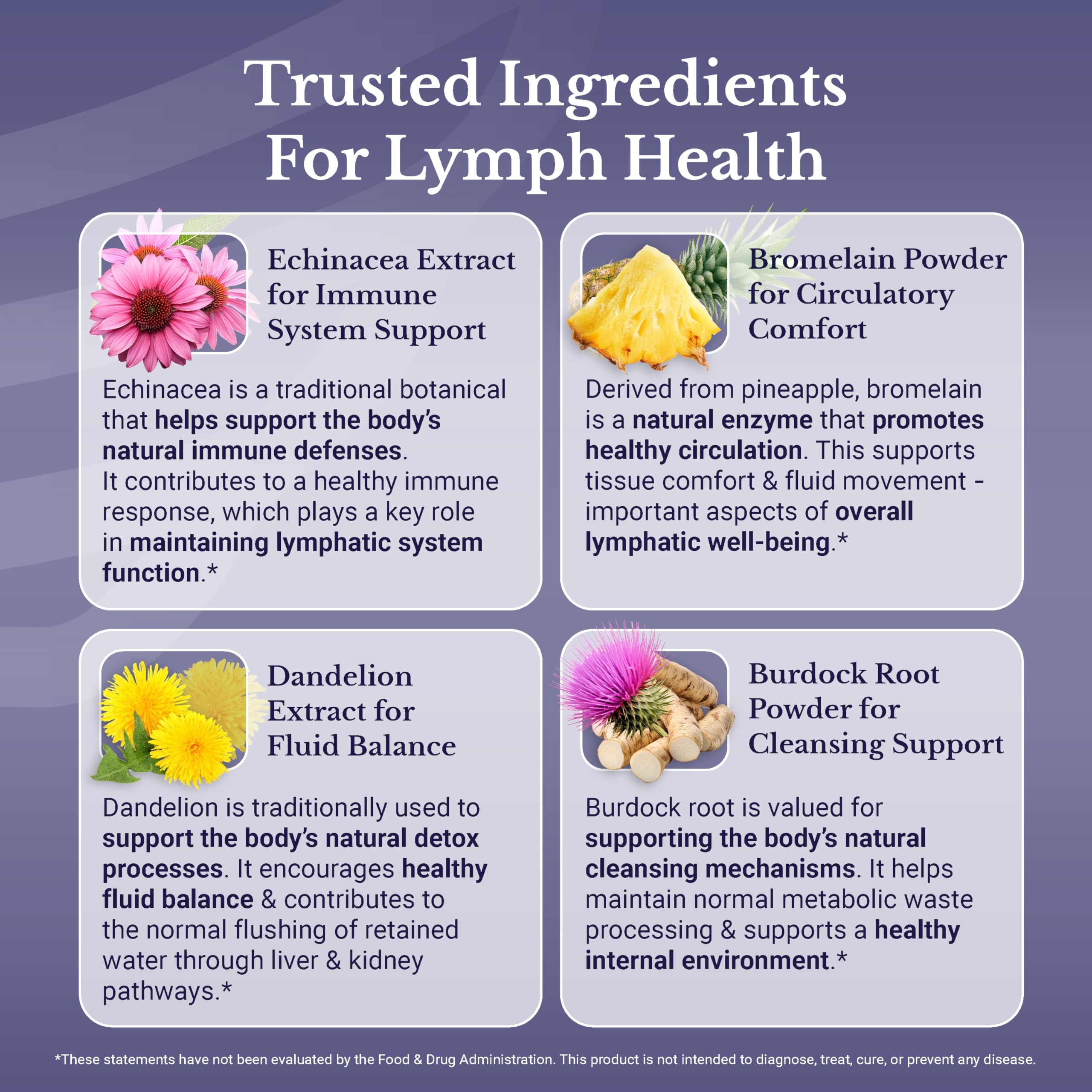 NATION HEALTH MD Lymph MD bottle label emphasizing product details