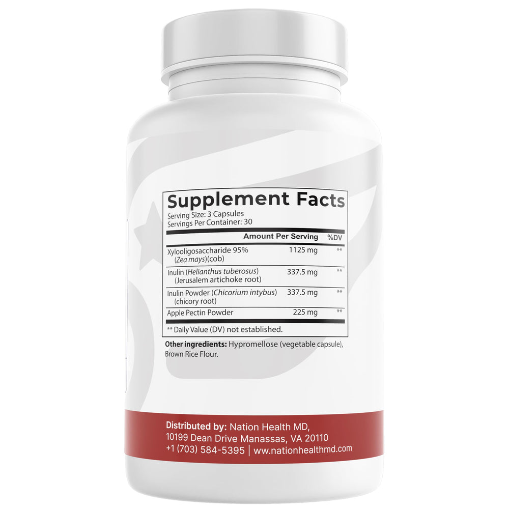 Nation Health MD Prebiotics as probiotic companion for wellness routine