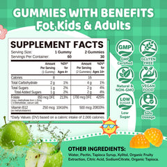 NATISLAND gummies shown for adults dosing guidance.
