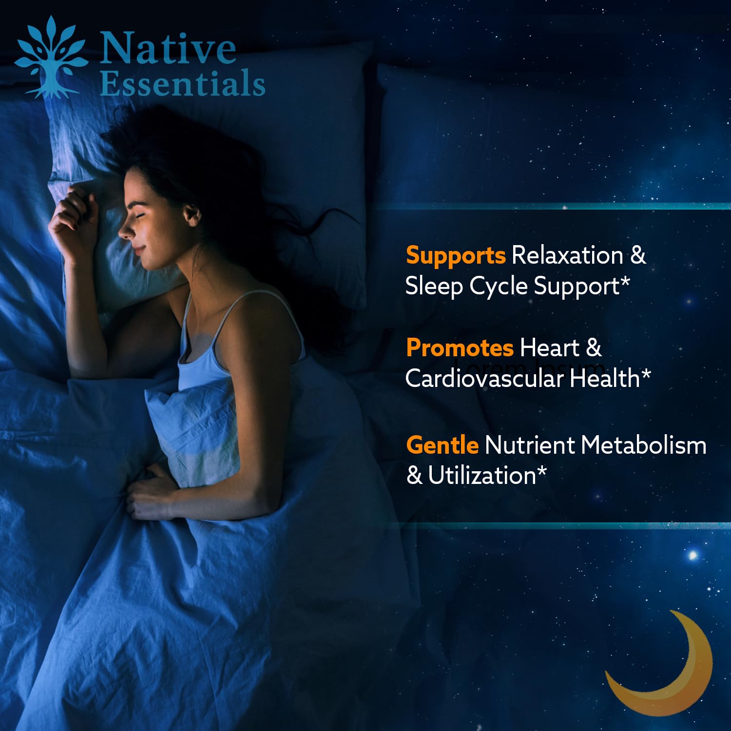 Native Essentials Magnesium Glycinate bottle, label visible: convenient daily dosing.