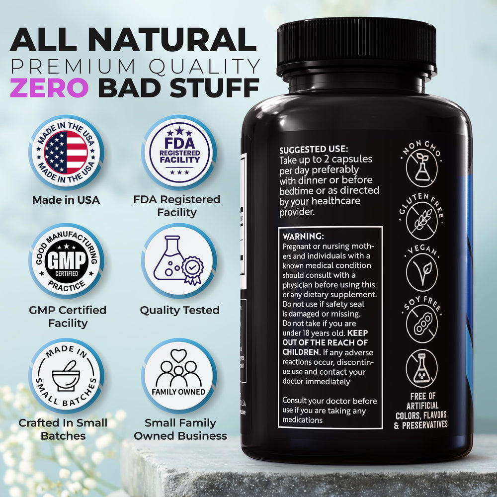 Native Nature apigenin-l-theanine ingredients chamomile-green-tea closeup highlighting natural calm