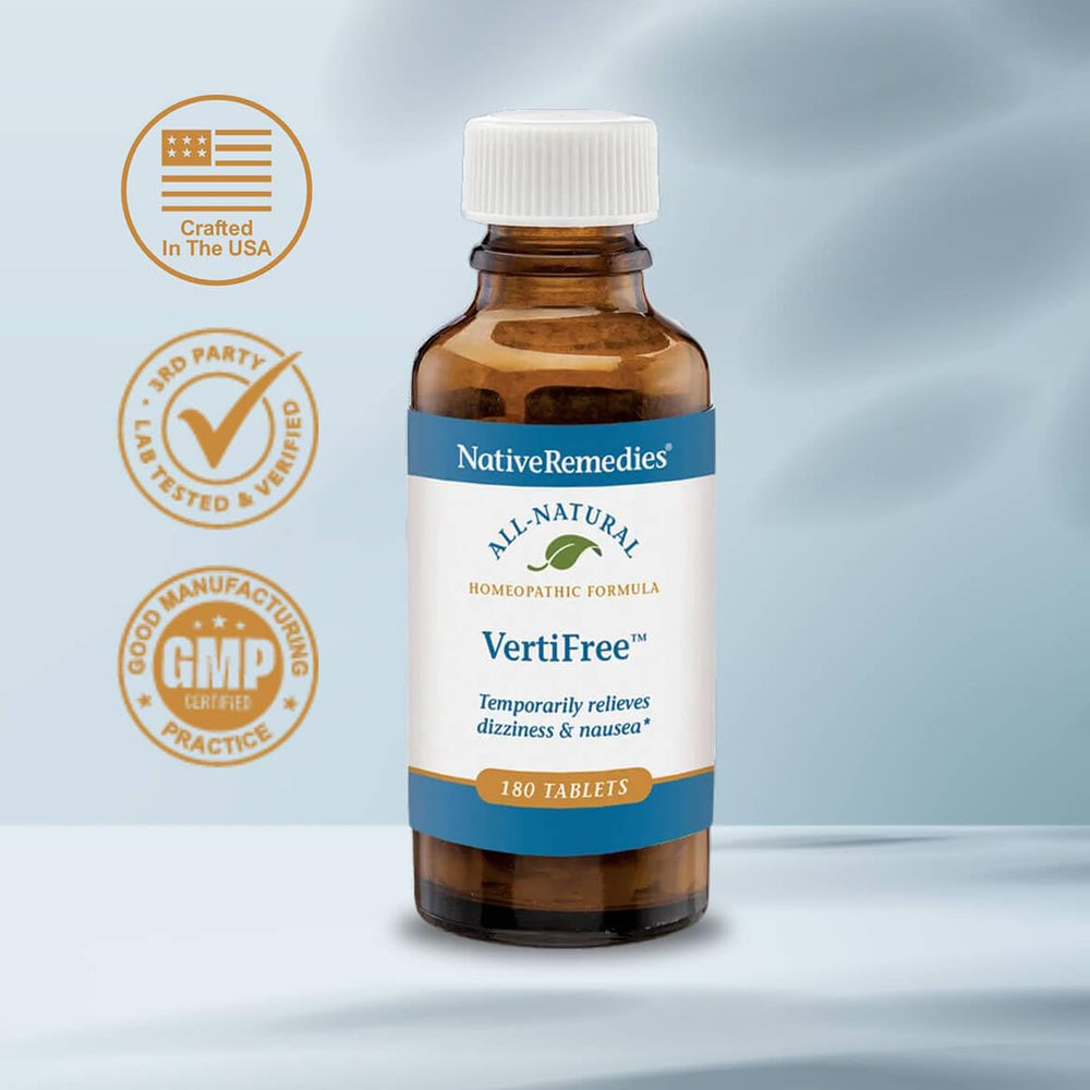 VertiFree by Native Remedies – Safe Homeopathic Dizziness Relief Table ...