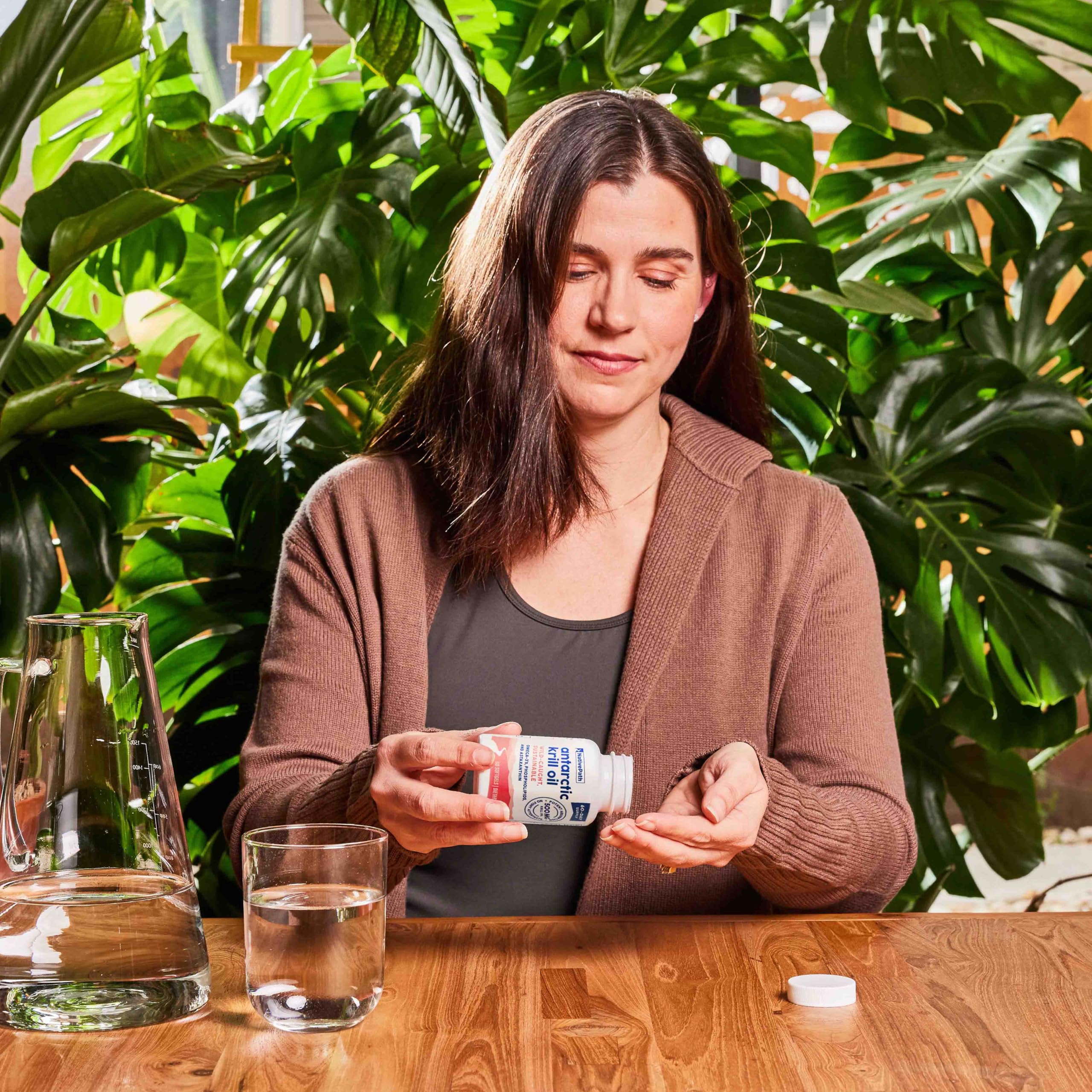 NativePath Antarctic Krill Oil shown in daily wellness routine scene